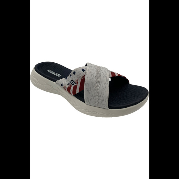 Skechers Shoes - Skechers On-the-GO Washable Slide Sandals Unity White - Medium